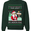 Ask Your Mom About My North Pole Naughty Santa, Unisex Ugly Christmas Sweater, Crewneck Sweatshirts