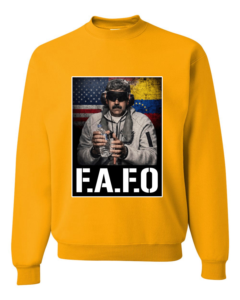 Venezuelan Dictator Maduro Captured F Around Find Out Sweater, Unisex Crewneck Sweatshirts