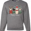 Meowy Catmas, Christmas Cat Lover Design, Unisex Christmas Sweater, Crewneck Sweatshirts