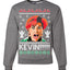 Kevin's Mom Screaming Kevin!  Ugly Christmas Sweater Unisex Crewneck Sweatshirt