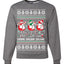 Holiday Spirits Drink Drank Drunk Snowmen Ugly Christmas Sweater Unisex Crewneck Sweatshirt