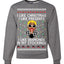 I Like Christmas, I like Presents Cardi Ugly Christmas Sweater Unisex Crewneck Sweatshirt