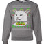 Women Yelling At Cat Meme Funny Twitter Tik Tok 2019  Ugly Christmas Sweater Unisex Crewneck Sweatshirt