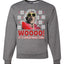 Woooo! It's Christmas Time Ugly Christmas Sweater Unisex Crewneck Sweatshirt