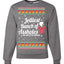 Jolliest Bunch of Assholes Xmas Movie Merry Ugly Christmas Sweater Unisex Crewneck Graphic Sweatshirt