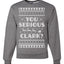 You Serious Clark Christmas Vacation Movie Merry Ugly Christmas Sweater Unisex Crewneck Graphic Sweatshirt