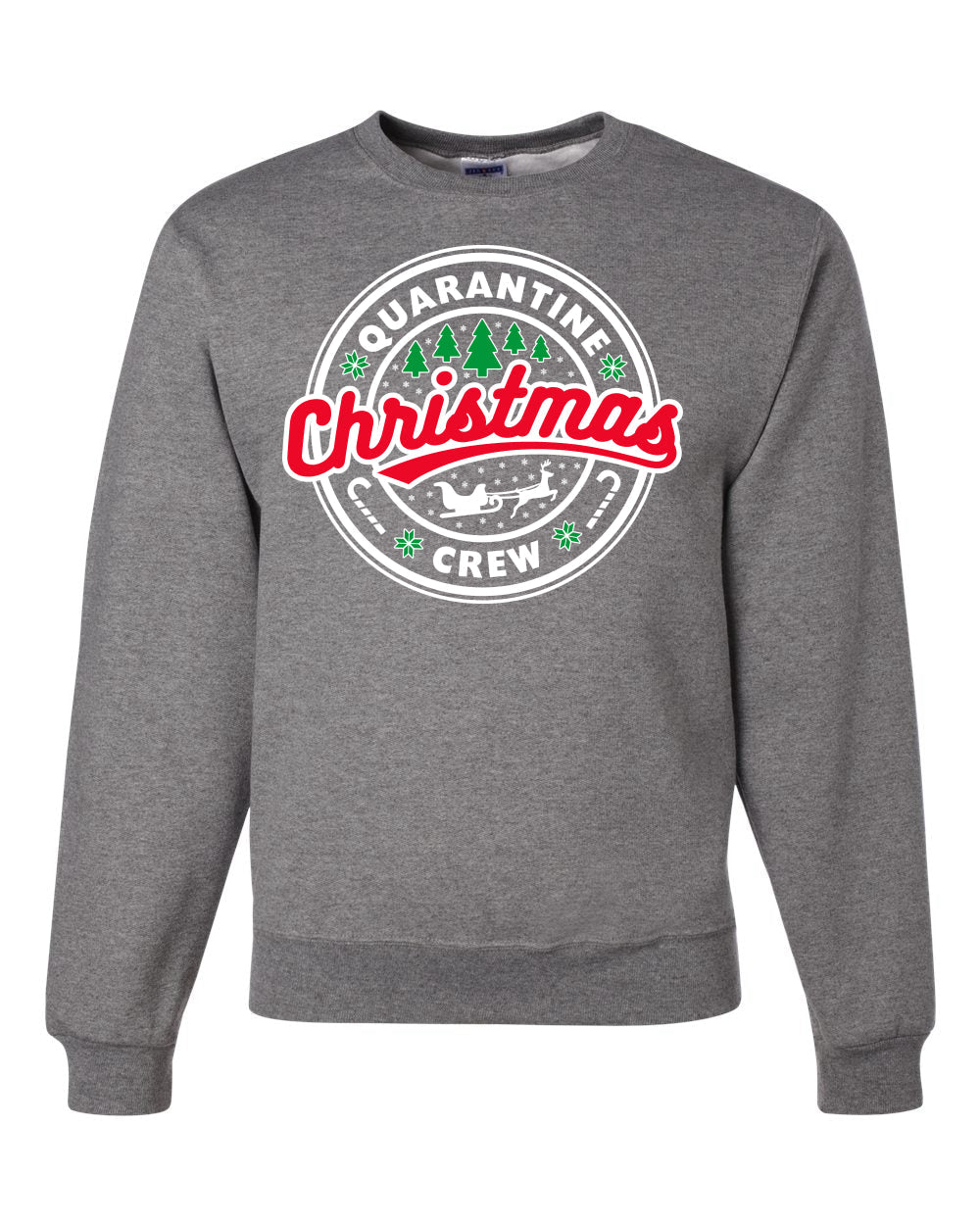 Merry Christmas Quarantine Crew Merry Christmas Unisex Crewneck Graphic Sweatshirt