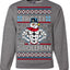 Frosty the Swoleman Funny Workout Lifting Snowman MovieUgly Christmas Sweater Crewneck Sweatshirt