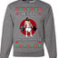 Jesus the Ultimate Deadlifter | Funny Ugly Christmas Sweater Crewneck Sweatshirt
