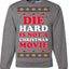 Die Hard is Not a Christmas Movie Classic, McClane Hans Nakatomi Plaza Xmas Party Holiday Movies Ugly Christmas Sweater Crewneck Sweatshirt