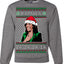 Kamala La La Funny Santa Hat Classic Xmas Song Carol Ugly Christmas Sweater Crewneck Sweatshirt