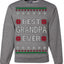 Best Grandpa Ever Classic Winter Holidays Ugly Christmas Sweater Crewneck Sweatshirt