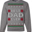 Best Dad Ever Classic Winter Holidays Ugly Christmas Sweater Crewneck Sweatshirt