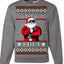 Santa Is Him Funny Gen Z Viral Meme Shades Slang Ugly Christmas Sweater Crewneck Sweatshirt