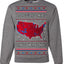 Trump 2024 Better Coverage than 5G Red Wave Landslide Ugly Christmas Sweater Crewneck Sweatshirt