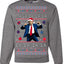 Maga La La La Funny Donald Trump Christmas Carol Song Ugly Christmas Sweater Crewneck Sweatshirt