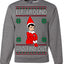 Elf Around and Find Out Funny Gift Toy on a Shelf, Classic Viral Winter Holidays Xmas Meme Ugly Christmas Sweater Crewneck Sweatshirt