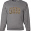 Ohio  Camo Fill Orange Outline Sweater, Unisex Crewneck Sweatshirts