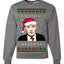 Merry Creedmas Office Humor TV Ugly Christmas Sweater Unisex Crewneck Sweatshirt