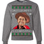 Shut Up Hippy It's Christmas Ugly Christmas Sweater Unisex Crewneck Sweatshirt