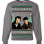 Escaped Bandits Classic Home Holiday Movie Ugly Christmas Sweater Unisex Crewneck Sweatshirt