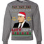 Just Got Litt Up Louis Tv Show Parody Ugly Christmas Sweater Unisex Crewneck Sweatshirt