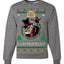 Scrooge BAH HUMBUG! Christmas Carol Novel Ugly Christmas Sweater Unisex Crewneck Sweatshirt