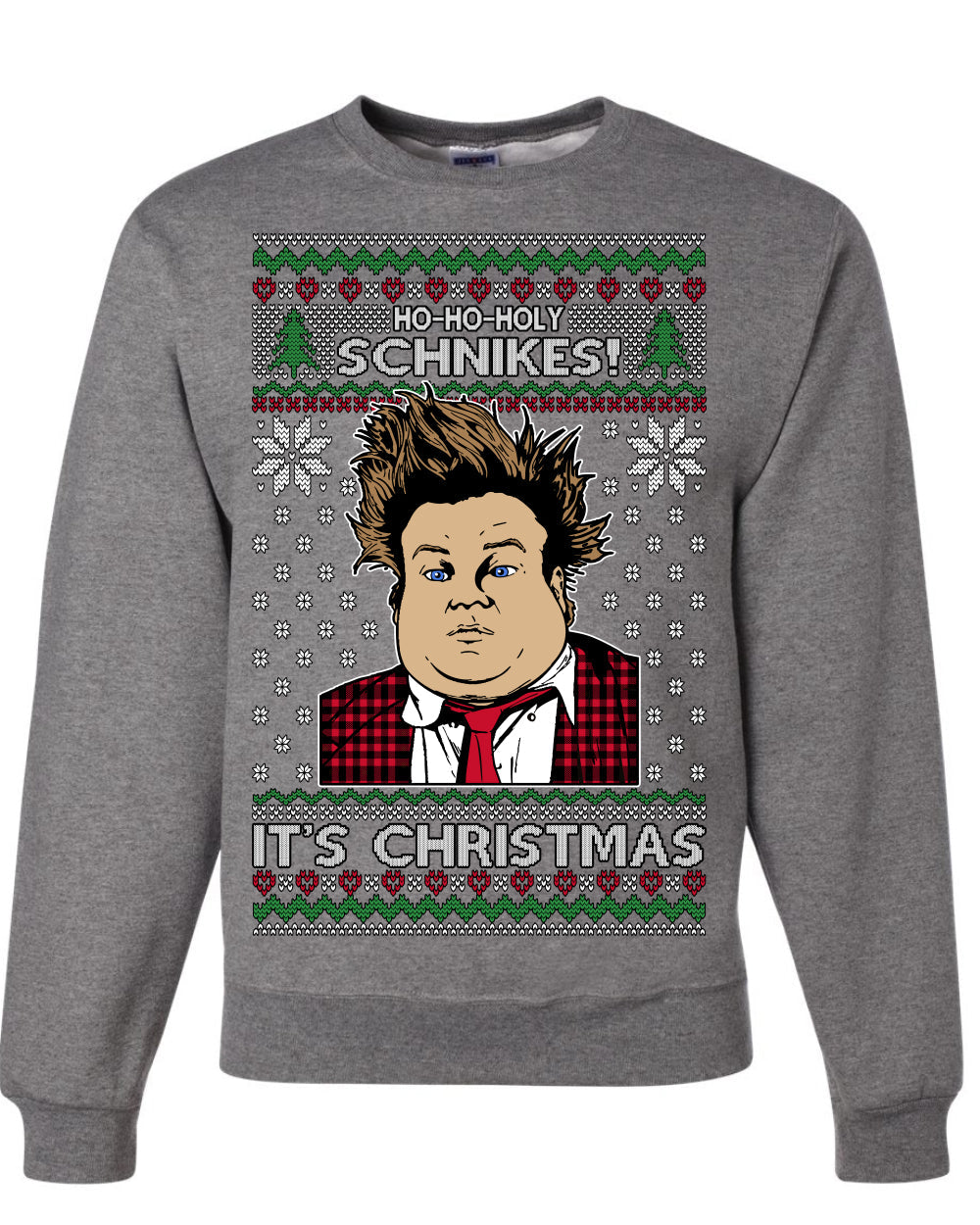 Ho Ho Holy Schnikes Funny 90s Classic Tommy Boy Movie Ugly Christmas Sweater