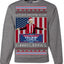 I'll Be Home for Christmas USA Trump 2024, MAGA Make America Great Again Santa Speech Ugly Christmas Sweater Sweaters Crewneck Sweatshirts