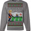 Tis the Season to Take Out the Garbage President Trump Ugly Christmas Sweater Crewneck Sweatshirt