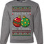 Big and Bobbing, Funny Unisex Ugly Christmas Sweater Crewneck Sweatshirts