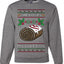She Loves my Yule Log, Unisex Ugly Christmas Sweater Crewneck Sweatshirts