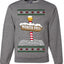 North Pole, Unisex Ugly Christmas Sweater Crewneck Sweatshirts