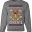 I Brought My Appetitie, Unisex Ugly Christmas Crewneck Sweatshirts