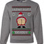 Silent Butt Deadly Farting Santa, Unisex Ugly Christmas Sweater, Crewneck Sweatshirts