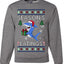 Season's Eatings Shark, Unisex Ugly Christmas Sweater Crewneck Sweatshirts