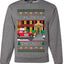 Dashing Through The Snow Classic 90s Holiday Movie, Unisex Ugly Christmas Sweater Crewneck Sweatshirts
