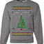 Deck The Halls With Guns & Ammo Fa La La La La,Unisex Ugly Christmas Sweater, Crewneck Sweatshirts