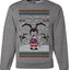 Goopin' Through The Snow Gamer Santa, Unisex Ugly Christmas Sweater Crewneck Sweatshirts