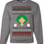 Ho Ho Ho Homerun, Baseball Fan Christmas Design, Unisex Ugly Christmas Sweater Crewneck Sweatshirts