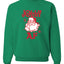 Santa Jolly AF Merry Christmas Unisex Crewneck Graphic Sweatshirt