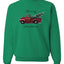 Merry Merry Christmas Red Pick up Truck Merry Christmas Unisex Crewneck Graphic Sweatshirt