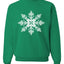 Snowflake, Pretty Holiday Christmas Design, Unisex Christmas Sweater, Crewneck Sweatshirts