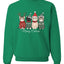 Meowy Catmas, Christmas Cat Lover Design, Unisex Christmas Sweater, Crewneck Sweatshirts