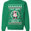 Out Here Looking Like A Snack Cookie Ugly Christmas Sweater Unisex Crewneck Sweatshirt