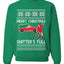 Cousin Eddie Merry Christmas Shitter's Full Ugly Christmas Sweater Unisex Crewneck Sweatshirt