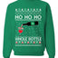 Ho Ho Ho Whole Bottle Wine Spirits Ugly Christmas Sweater Unisex Crewneck Sweatshirt