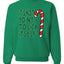 Candy Cane Not Going to Lick Itself Merry Christmas Unisex Crewneck Graphic Sweatshirt