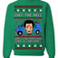 Why the Hell are You Dressed Like a Chicken? Funny Movie Ugly Christmas Sweater Crewneck Sweatshirt