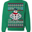 Frosty the Swoleman Funny Workout Lifting Snowman MovieUgly Christmas Sweater Crewneck Sweatshirt